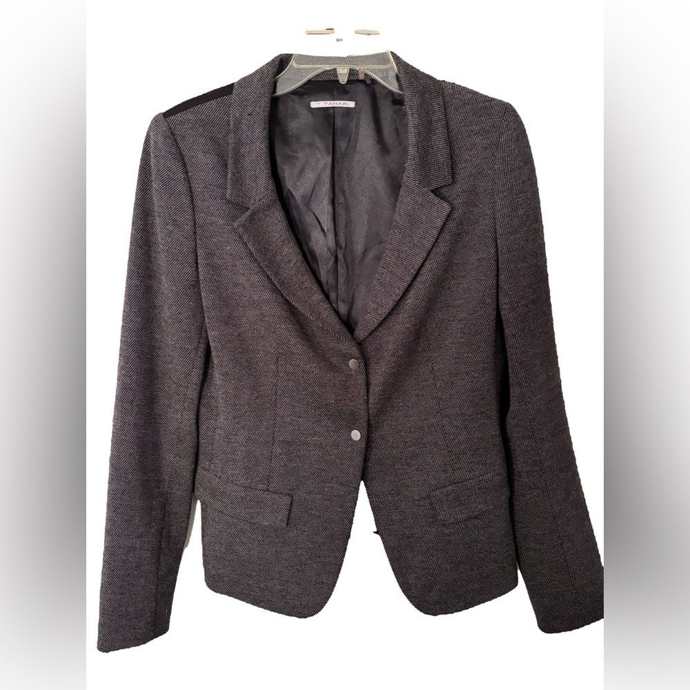 Tahari Dark Gray Women's Blazer